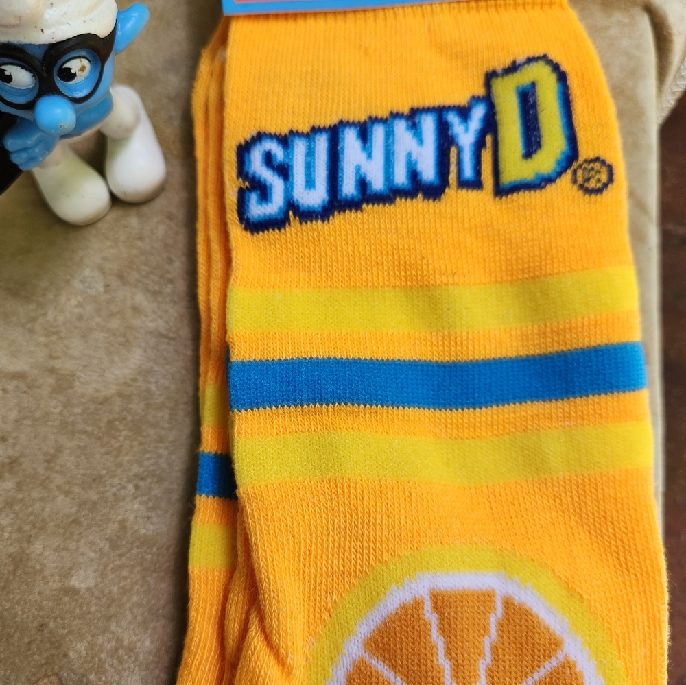 MEN'S 'SUNNY🌞 D' SOCKS Sz 6-12 BRAND NEW